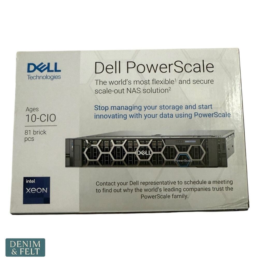 Dell PowerScale Promotional Brick Set Rare Server LEGO Style NEW